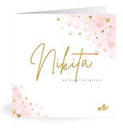Geboortekaartjes met de naam Nikita