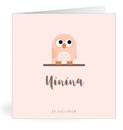 Geburtskarten mit dem Vornamen Ninina