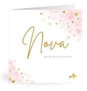 Geboortekaartjes met de naam Nova