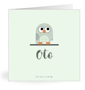 Geburtskarten mit dem Vornamen Oto