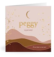 Geboortekaartjes met de naam Peggy