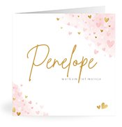 Geboortekaartjes met de naam Penelope
