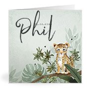 Geburtskarten mit dem Vornamen Phil