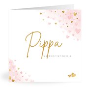 Geboortekaartjes met de naam Pippa