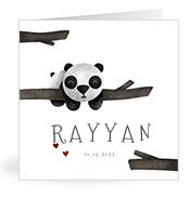 Geburtskarten mit dem Vornamen Rayyan