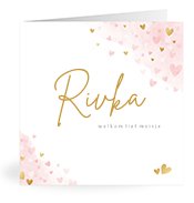 Geboortekaartjes met de naam Rivka