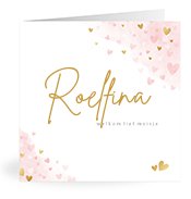 Geboortekaartjes met de naam Roelfina