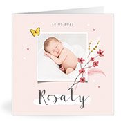 Geburtskarten mit dem Vornamen Rosaly