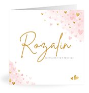 Geboortekaartjes met de naam Rozalin