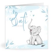 Geburtskarten mit dem Vornamen Safi