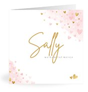 Geburtskarten mit dem Vornamen Sally