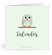 Geburtskarten mit dem Vornamen Salvador