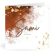 Geburtskarten mit dem Vornamen Sami