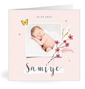 Geburtskarten mit dem Vornamen Samiye