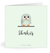 Geburtskarten mit dem Vornamen Shakir