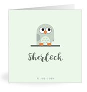 Geburtskarten mit dem Vornamen Sherlock