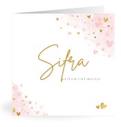 Geboortekaartjes met de naam Sifra