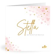 Geburtskarten mit dem Vornamen Stella