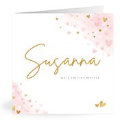 Geboortekaartjes met de naam Susanna
