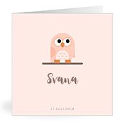 Geburtskarten mit dem Vornamen Svana