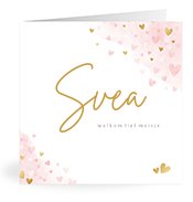 Geboortekaartjes met de naam Svea