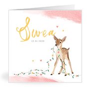 Geburtskarten mit dem Vornamen Swea