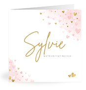 Geboortekaartjes met de naam Sylvie