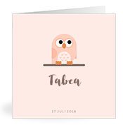 Geburtskarten mit dem Vornamen Tabea