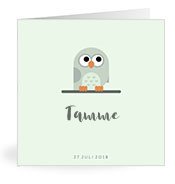 Geburtskarten mit dem Vornamen Tamme