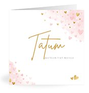 Geboortekaartjes met de naam Tatum