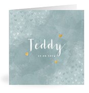 Geburtskarten mit dem Vornamen Teddy