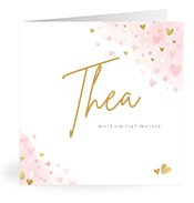 Geburtskarten mit dem Vornamen Thea
