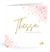 Geboortekaartjes met de naam Thessa
