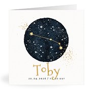 Geburtskarten mit dem Vornamen Toby