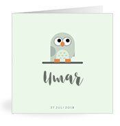 Geburtskarten mit dem Vornamen Umar