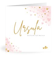 Geboortekaartjes met de naam Ursula