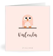 Geburtskarten mit dem Vornamen Valenta