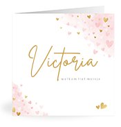 Geboortekaartjes met de naam Victoria