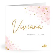 Geburtskarten mit dem Vornamen Viviana