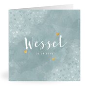 Geboortekaartjes met de naam Wessel