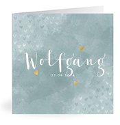 Geburtskarten mit dem Vornamen Wolfgang