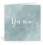 Geburtskarten mit dem Vornamen Yann