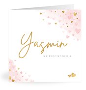 Geboortekaartjes met de naam Yasmin