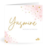 Geboortekaartjes met de naam Yasmine