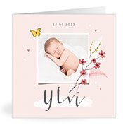 Geburtskarten mit dem Vornamen Ylvi