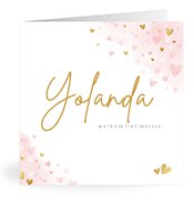 Geboortekaartjes met de naam Yolanda