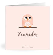 Geburtskarten mit dem Vornamen Zenaida