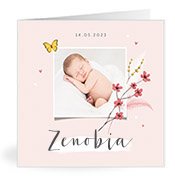 Geburtskarten mit dem Vornamen Zenobia